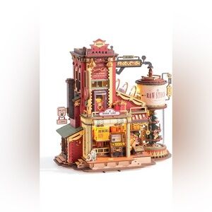 3D Puzzle for Adults Christmas Dream Gift Factory Wooden Model Kit
